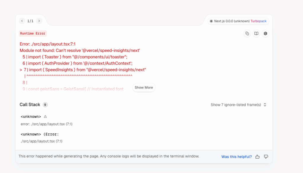 Produktstudio_Firebase_Fehlermeldung